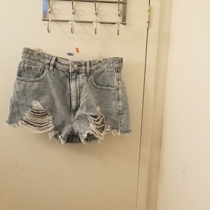 Pacsun womens size 26 waist high rise denim shorts